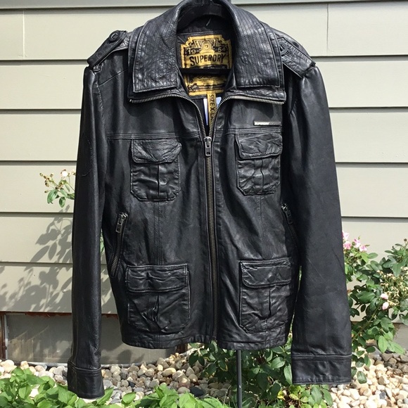 Superdry Other - Superdry Black Leather Jacket